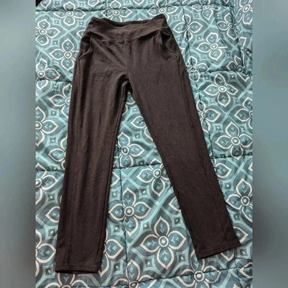 A New Day Black Pull On Business Casual Pants M - Picture 1 of 3